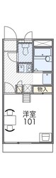 レオパレスＯｂｕＲｙｕｓｅｉの物件間取画像